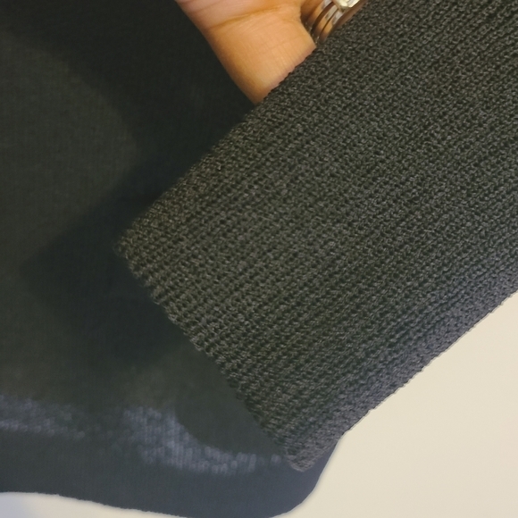 Castleberry | Women's Vintage Black Cardigan Sweater With Gold Buttons (Size 14) - Picture 9 of 14